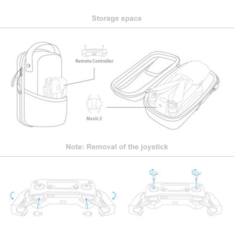 PGYTECH P-HA-032 Mini Portable Storage Bag for DJI Mavic 2, P-HA-032 PGYTECH P-HA-032 Mini Portable Storage Bag for DJI Mavic 2, P-HA-032